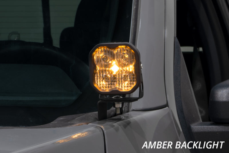 Diode Dynamics 21-22 Ford F-150 SS3 Stage Series Backlit Ditch Light Kit - Sport Yellow Combo