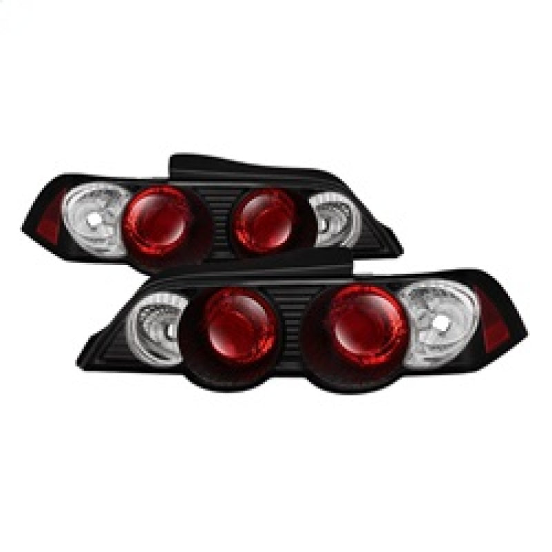 Pair of red and black Euro style tail lights by Spyder for Acura RSX