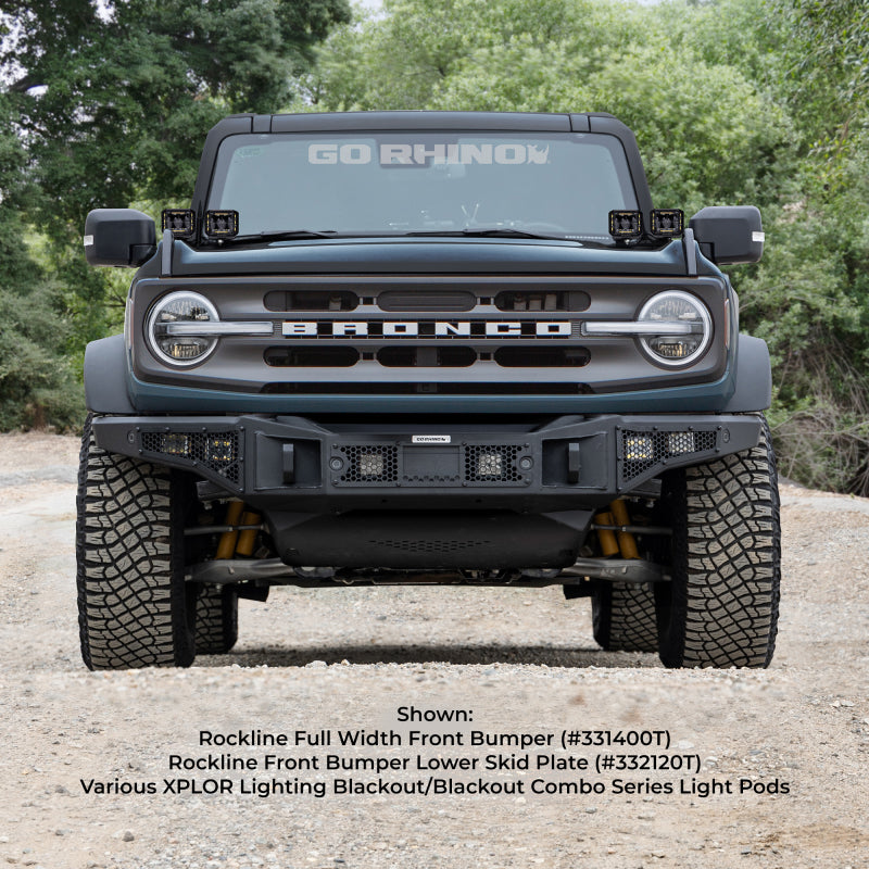 Go Rhino Ford Bronco (2 and 4 Door) Rockline Full Width Bumper