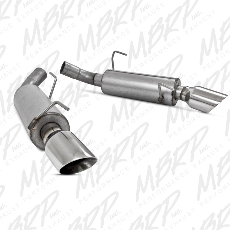 MBRP Ford Mustang GT 5.0/Shelby GT500 Dual Mufflers Axle Back Split Rear AL