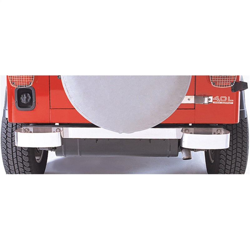 Rugged Ridge Jeep CJ / Jeep Wrangler Stainless Steel Rear Bumperettes