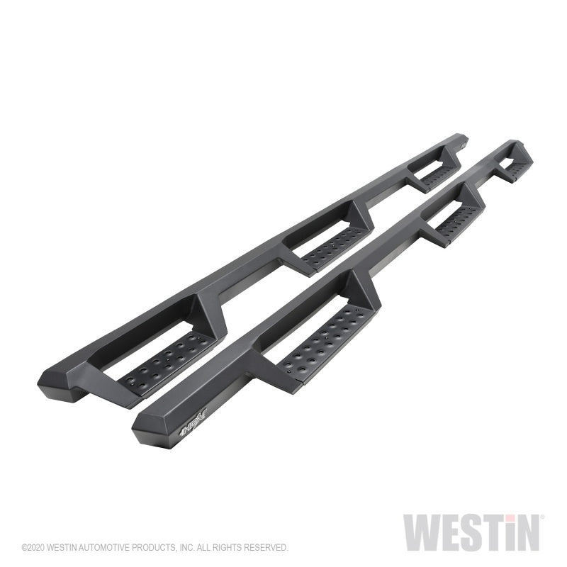 Westin Chevy Silverado 2500/3500 Crew Cab (6.5ft Bed) HDX W2W Nerf Step Bars - Textured Black