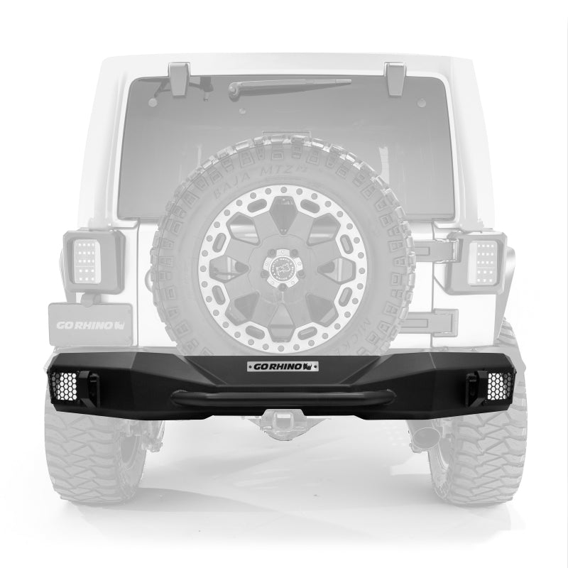 Go Rhino Jeep Wrangler JK/JKU Rockline Rear Stubby Bumper