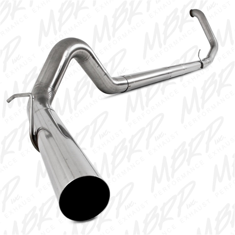 MBRP Ford F-250/350 7.3L 4in Turbo Back Single No Muffler T409 SLM Series Exhaust System