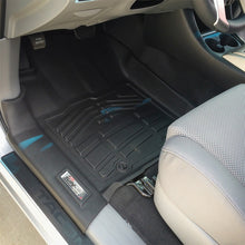 Load image into Gallery viewer, Westin 12+ Toyota Tacoma Reg/Access/Dbl Cab (double hook) Wade Sure-Fit Floor Liners Front - Blk