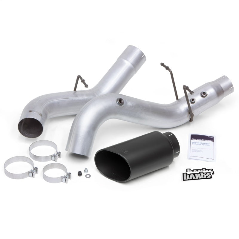 Banks Power 17-19 Chevy Duramax L5P 2500/3500 Monster Exhaust System w/ Black Tip