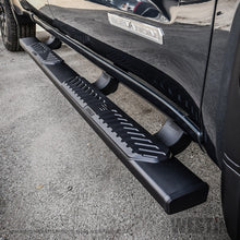 Load image into Gallery viewer, Westin 19+ Chevrolet Silverado 1500 DC R5 Nerf Step Bars - Blk