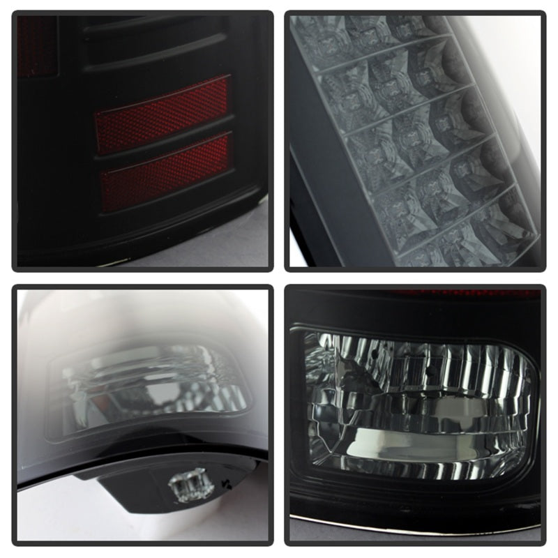 Spyder Dodge Ram 1500 13-14 13-14 LED Tail Lights LED Model only - Blk Smke ALT-YD-DRAM13-LED-BSM