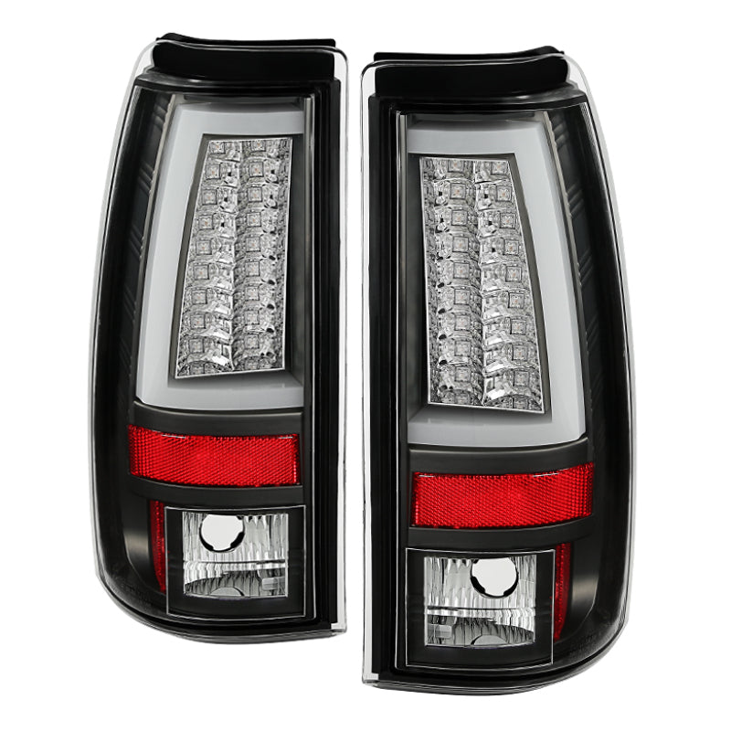 Spyder Chevy Silverado 1500/2500 99-02 Version 2 LED Tail Lights - Black ALT-YD-CS99V2-LED-BK