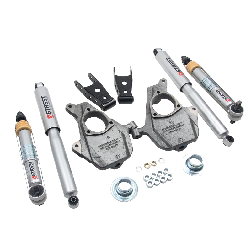 Belltech LOWERING KIT Chevy Silverado/Sierra All Cab 2in F / 2or3in R w/ Street Perf Shocks