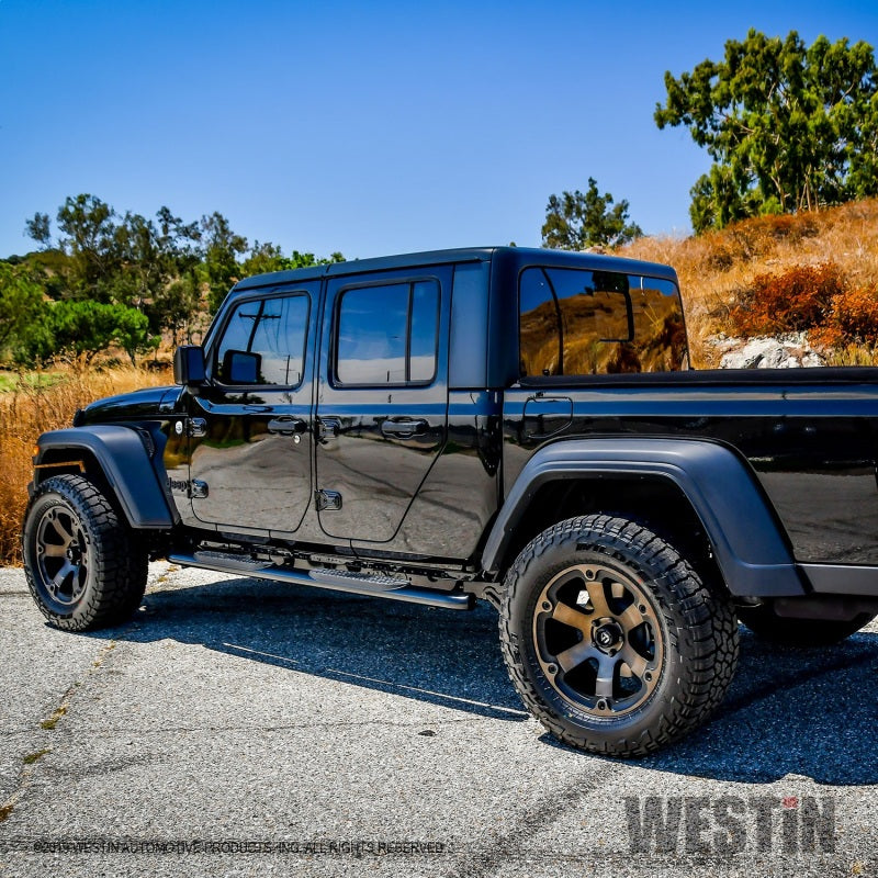 Westin 20+ Jeep Gladiator PRO TRAXX 4 Oval Nerf Step Bars - Black