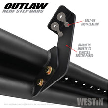 Load image into Gallery viewer, Westin Jeep Gladiator Outlaw Nerf Step Bars - Textured Black