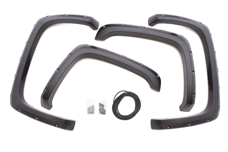 Lund Chevy Silverado 1500 RX-Rivet Style Textured Elite Series Fender Flares - Black (4 Pc.)