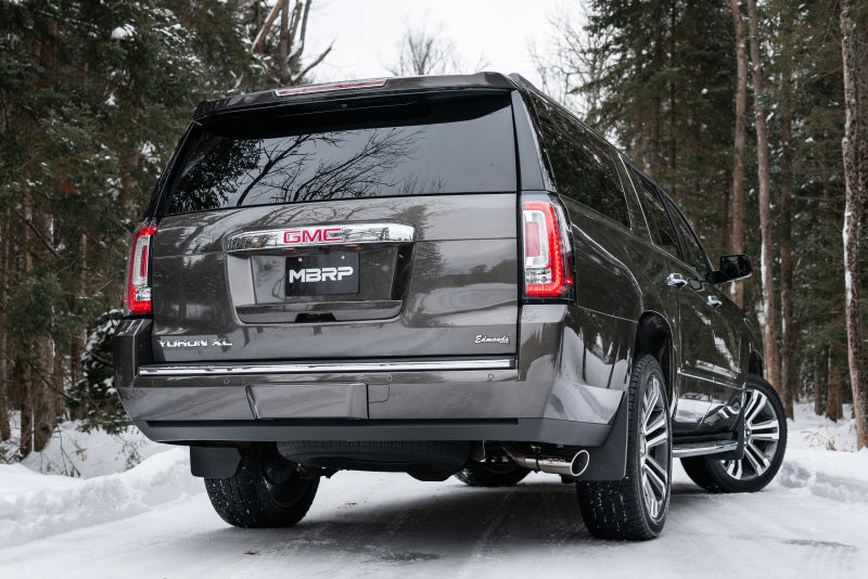 MBRP GM Tahoe/Suburban/Yukon/Yukon XL/Escalade T304 Stainless Steel 3in. Cat Back -Single Side