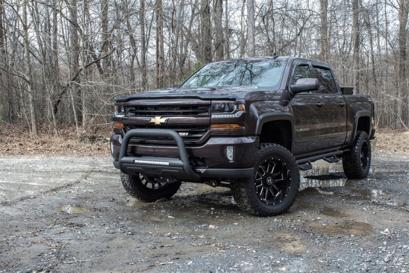 Lund Chevy Silverado 1500 Bull Bar w/Light & Wiring - Black