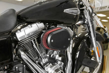Load image into Gallery viewer, K&amp;N 00-16 Harley Davidson Street Metal Intake System Flare Black