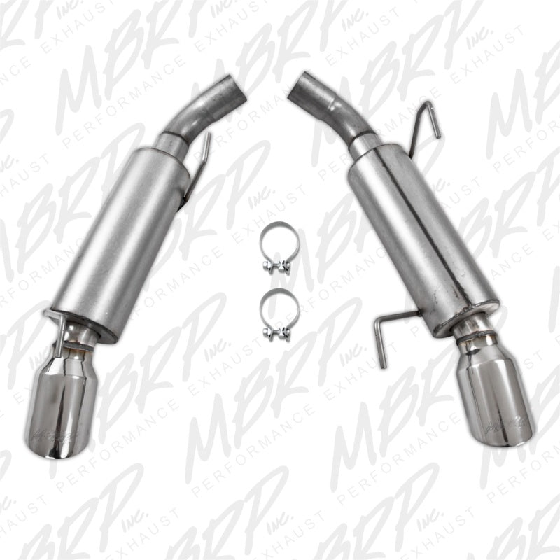 MBRP Ford Mustang GT 5.0/Shelby GT500 Dual Mufflers Axle Back Split Rear AL