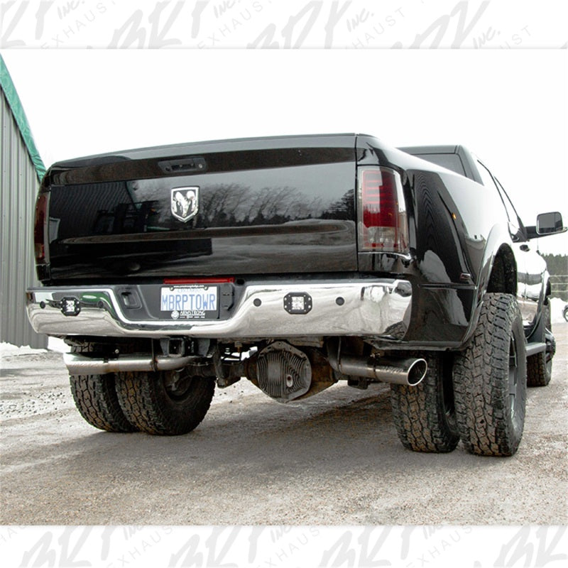 MBRP Dodge 25/3500 Cummins 6.7L(Excl. CC/SB)4in Filter Back Cool Duals AL(Leaf Spring)