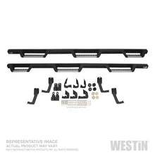 Load image into Gallery viewer, Westin 19+ 1500 Classic CC / 10-23 2500/3500 CC 6.5ft. HDX SS Drop W2W Nerf Step Bars - Tex. Blk