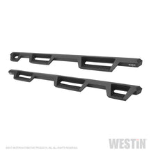 Load image into Gallery viewer, Westin 07+ Chevrolet Silverado 1500 CC 5.5ft Bed HDX Drop W2W Nerf Step Bars - Tex. Blk