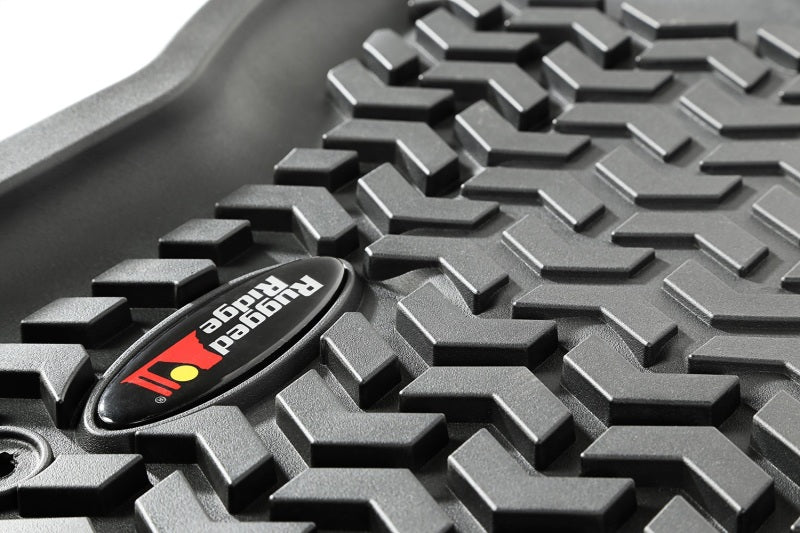 Rugged Ridge Floor Liner Front/Rear Black Ford F-150 / Raptor