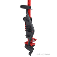 Load image into Gallery viewer, Go Rhino Jeep Wrangler JL/JLU/JT Front Fender Jack Mount for Hi-Lift Jack - Tex. Blk