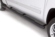 Load image into Gallery viewer, Lund Chevy Silverado 1500 Crew Cab (5.5ft. Bed) 5in. Oval WTW Steel Nerf Bars - Black