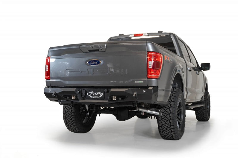 Addictive Desert Designs 2021+ Ford F-150 Stealth Fighter Rear Bumper w/ Back up Sensors
