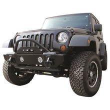 Load image into Gallery viewer, Rampage Jeep Wrangler(JK) Recovery Bumper Stubby Front - Black