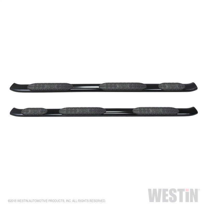 Westin 19+ RAM 1500 Quad Cab 6.5ft Bed (Excl. Classic) PRO TRAXX 5 Oval W2W Nerf Step Bars - Blk