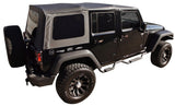 Rampage Jeep Wrangler(JK) Unlimited OEM Replacement Top - Black Diamond