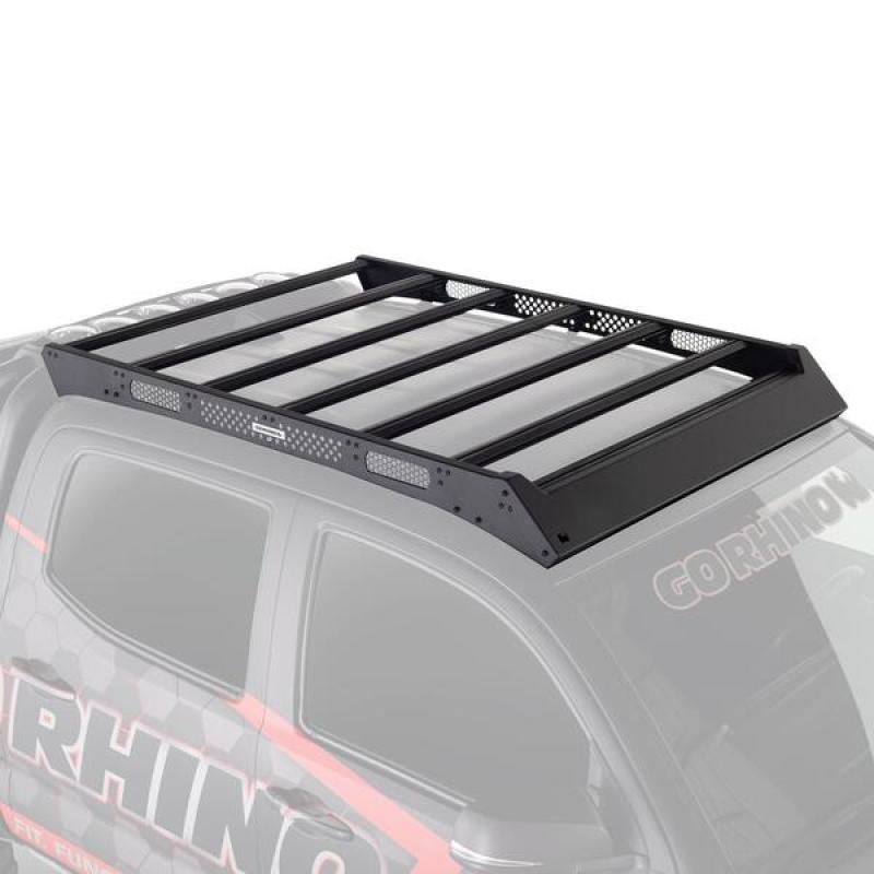 Go Rhino Toyota Tacoma DC Ceros Low Profile Roof Rack - Tex. Blk
