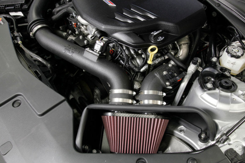 K&N 16-17 Cadillac ATS-V 3.6L V6 Twin Turbo Performance Intake Kit