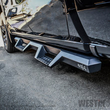 Load image into Gallery viewer, Westin 19+ Chevrolet Silverado / GMC Sierra 1500 Double Cab HDX Drop Nerf Step Bars - Textured Blk