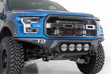 Load image into Gallery viewer, Addictive Desert Designs 17+ Ford F-150 Raptor Bomber Front Bumper w/ 4 Rigid 360 6in Round Mounts