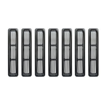 Load image into Gallery viewer, Rugged Ridge Billet Grille Inserts Black Jeep Wrangler