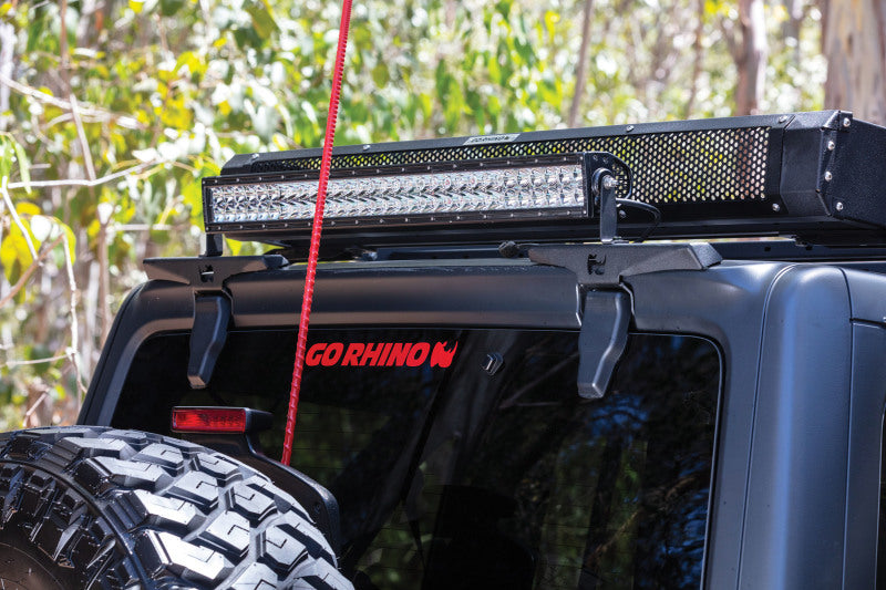 Go Rhino Jeep Wrangler JL/JLU Light Mount - up to 30in LED