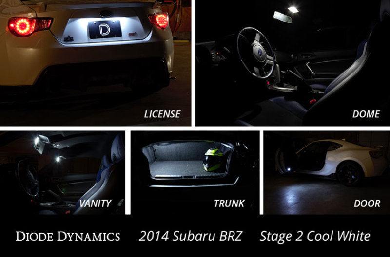 Diode Dynamics Subaru BRZ Interior Kit Stage 2 - Blue