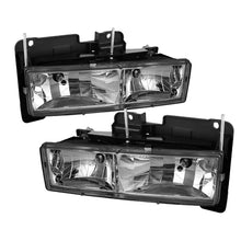 Load image into Gallery viewer, Xtune Chevy Suburban 88-98 Crystal Headlights Chrome HD-JH-CCK88-C