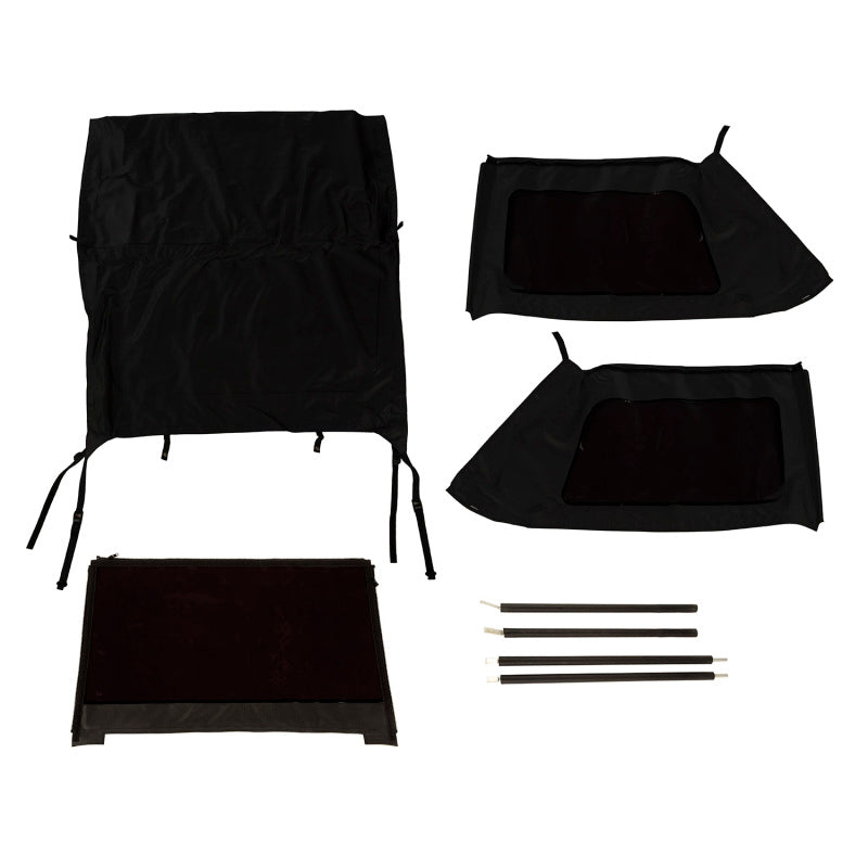 Rugged Ridge Montana Top Bowless Black Diamond Jeep Wrangler JK 2-Dr