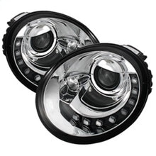 Load image into Gallery viewer, Spyder Volkswagen Beetle 1998-2005 Projector Headlights DRL Chrome PRO-YD-VB98-DRL-C