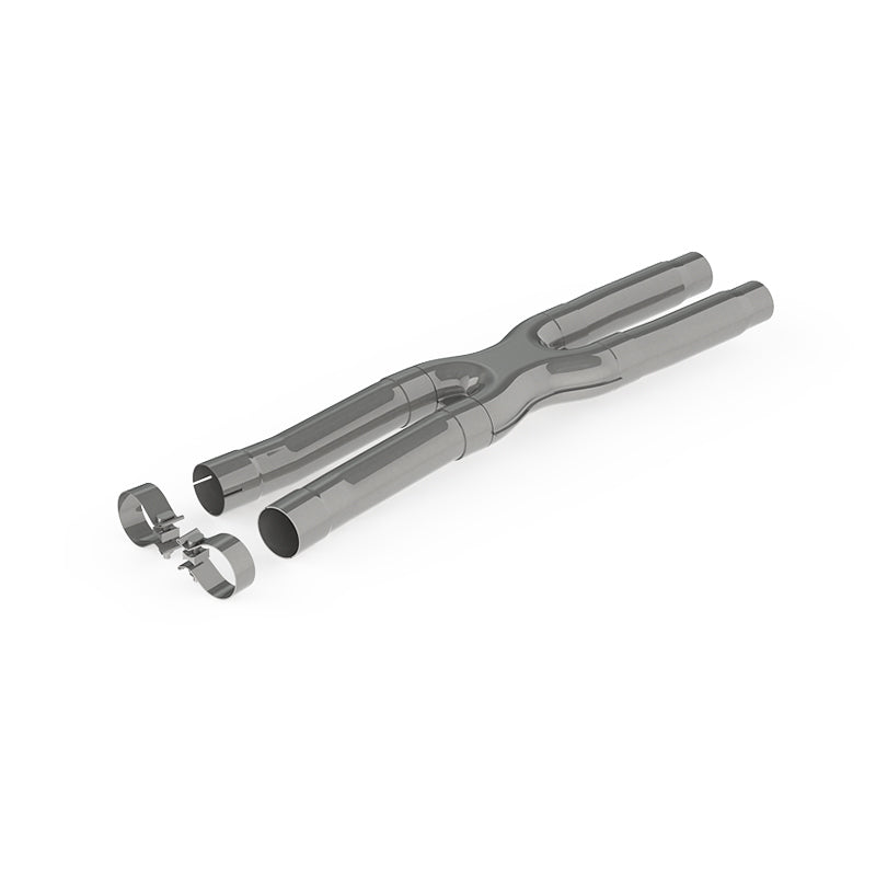 MBRP Ford Mustang GT 2.5in Resonator Delete X-Pipe - T409
