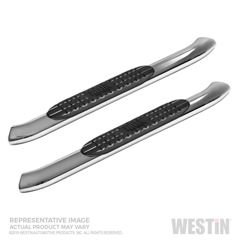 Westin 19+ Chevy Silverado 1500 Regular Cab PRO TRAXX 4 Oval Nerf Step Bars - Stainless Steel