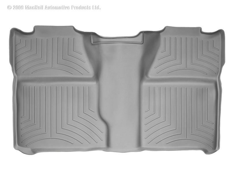 WeatherTech Chevrolet Silverado (Excl. Hybrid) Crew Cab Rear FloorLiner - Grey