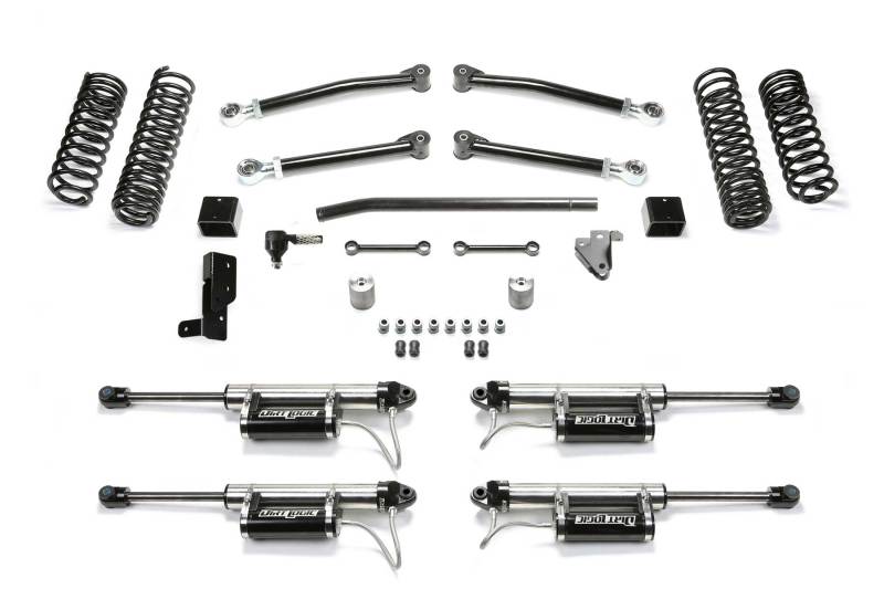 Fabtech 18+ Jeep JL 4WD 4-Door 3in Trail w/Dlss Resi Shks