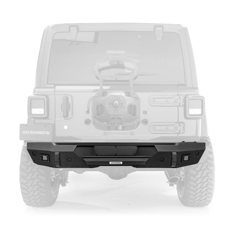 Go Rhino Jeep Wrangler JL/JLU Trailline Rear Stubby Bumper