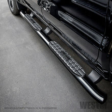 Load image into Gallery viewer, Westin 19+ Chevrolet/GMC Silverado/Sierra 1500 Double Cab PRO TRAXX 4 Oval Nerf Step Bars - Black