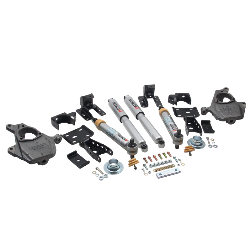 Belltech LOWERING KIT Chevy Silverado/Sierra All Cab 2in F / 4in R w/ Street Perf Shocks
