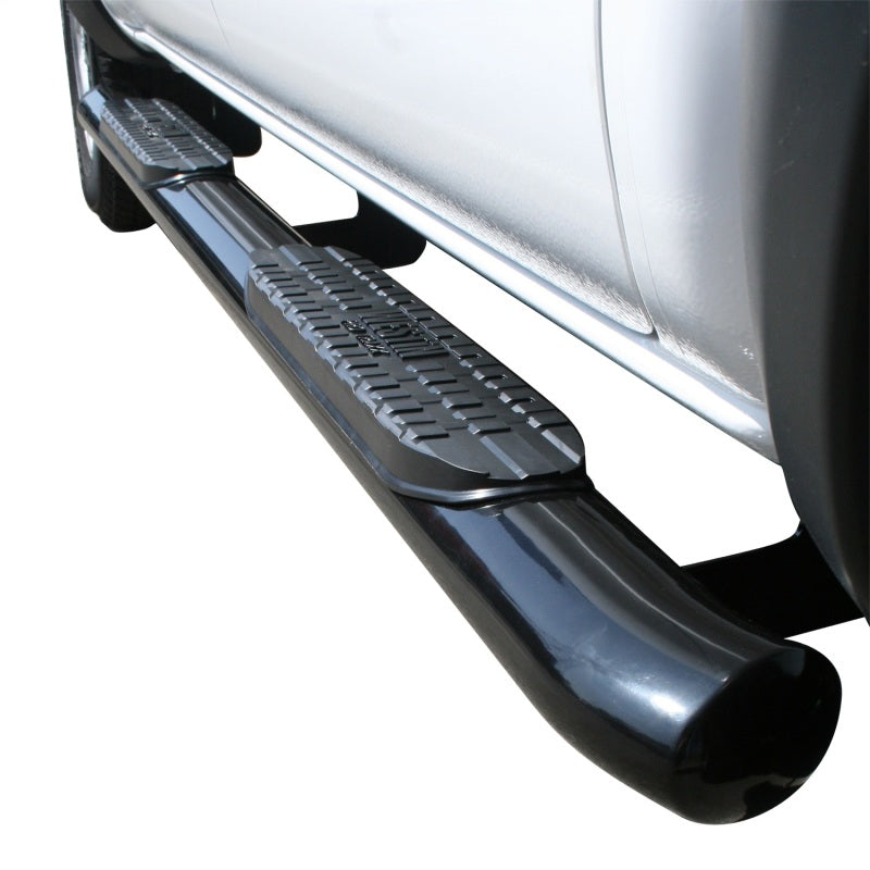 Westin 2005+ Toyota Tacoma Double Cab PRO TRAXX 4 Oval Nerf Step Bars - Black