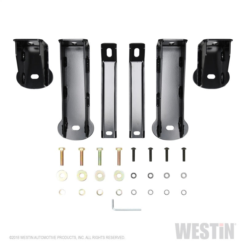 Westin Chevrolet Silverado/Sierra 1500 Crew Cab Platinum 4 Oval Nerf Step Bars - SS